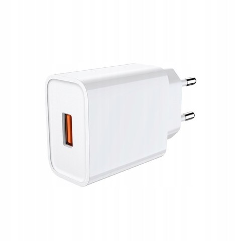Ładowarka Sieciowa 18W 3,1A USB QC3.0 +Kabel USB-C Ładowarka Sieciowa 18W 3,1A USB QC3.0 +Kabel USB-C