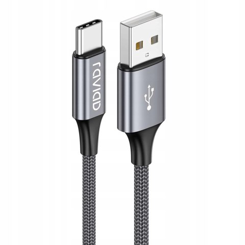 RAVIAD kabel USB - USB C typu C oplot 1m